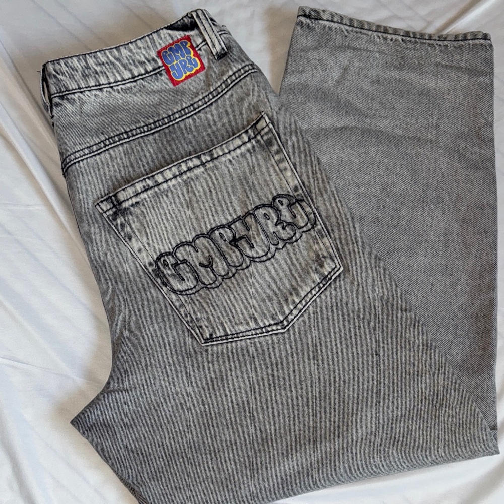 Empyre Light Gray Relaxed Men Jeans